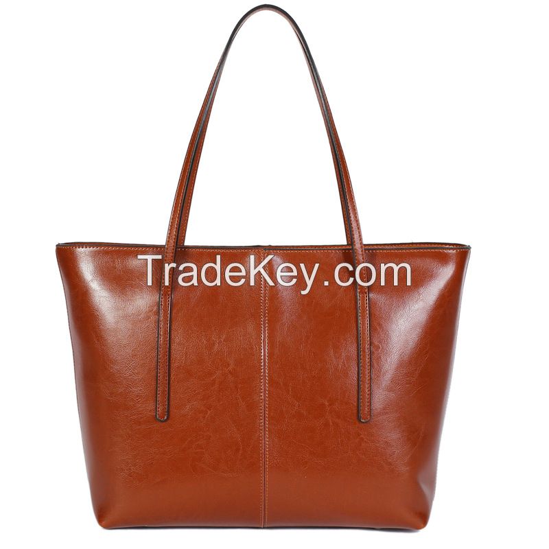 Tote bag women's large capacity single shoulder bag high-end feeling large bag 2024 new niche leather women's bag commuting bag