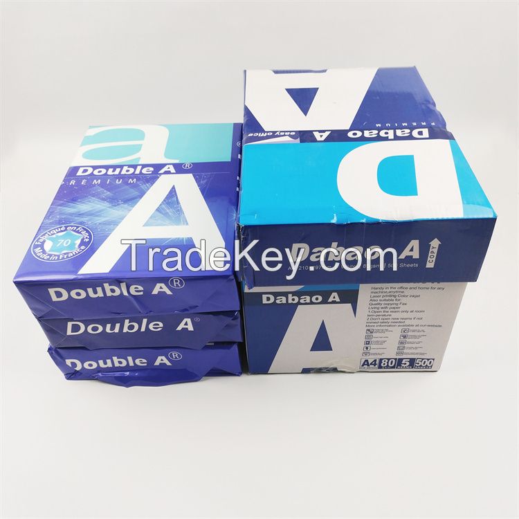 Top Manufacturer Company Selling A4 Size White Color A4 Paper 80gsm Double A A4 Copy Paper Paper