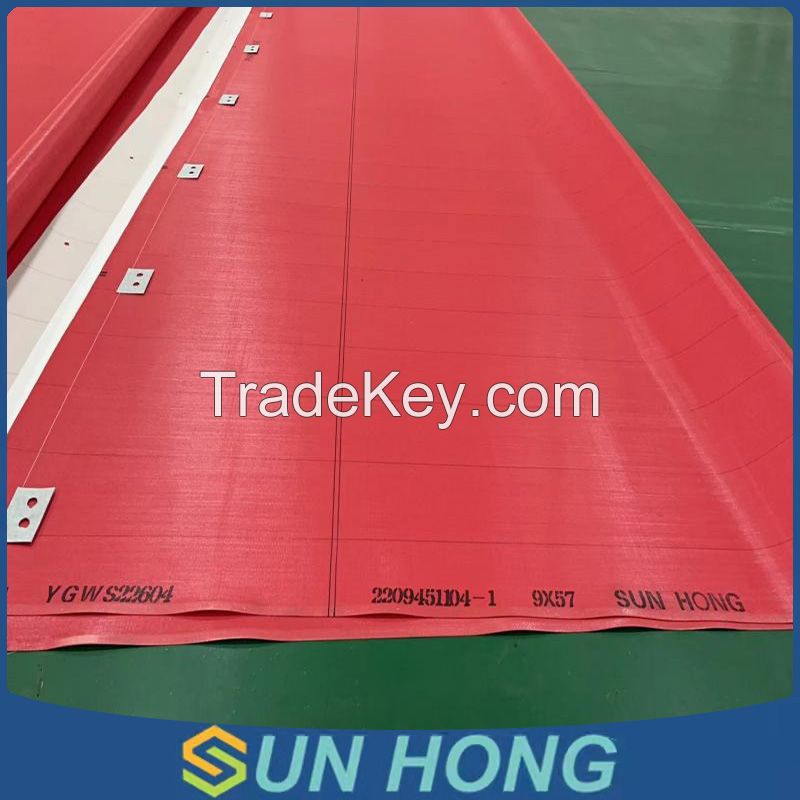 Polyester Spiral Flat Round Dryer Fabric Used for Paper Machine