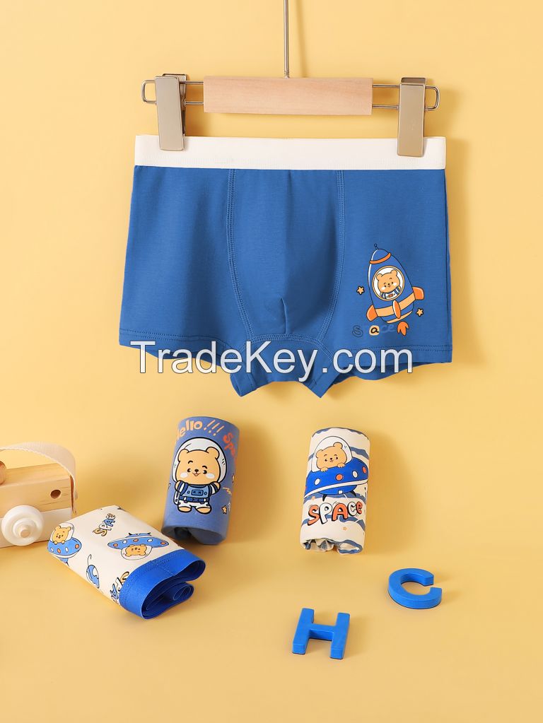 Children's cotton underwear factory OEM/ODM custom logo spot wholesale