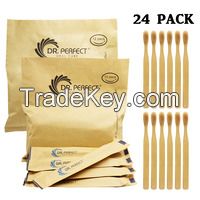 N-amboo Bamboo Toothbrush Soft Natural Bristles (24 PCS)