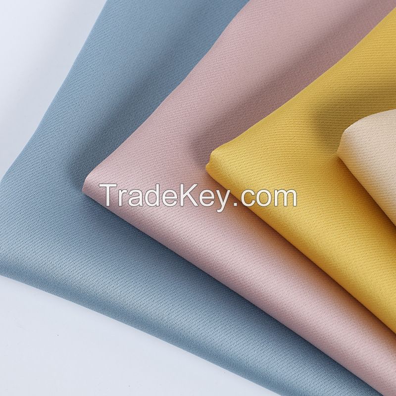 Polyester satin satin fabric with satin satin performance women's dress fabric