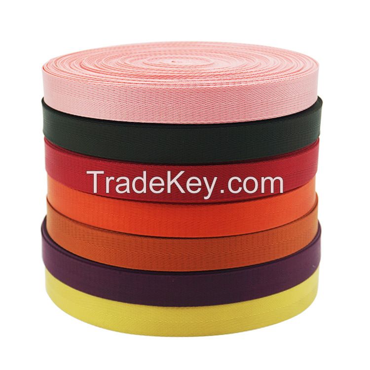 Color imitation nylon dense-grain American herringbone luggage accessories seat belt belt