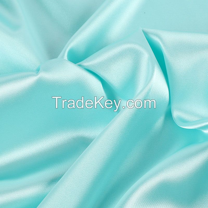 Imitation silk fabric elastic color polyester satin fabric