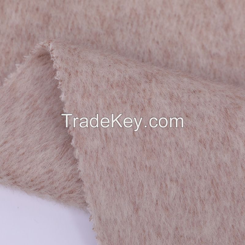 95% Wool camel wool worsted trench coat fabric autumn and winter coat wool fabric