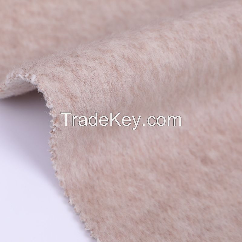 95% Wool camel wool worsted trench coat fabric autumn and winter coat wool fabric