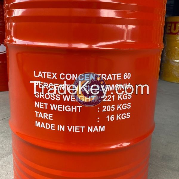 Natural Latex 60% DRC natural rubber latex liquid Vietnam latex rubber manufacturer