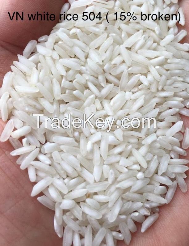 VIETNAM BEST WHOLESALE SUPPLIER 504 RICE LONG GRAIN WHITE RICE HIGH QUALITY AND LOW PRICE VIETGAP GLOBALGAP