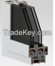 Un-Plasticized PVC Profiles Door and Window Materials