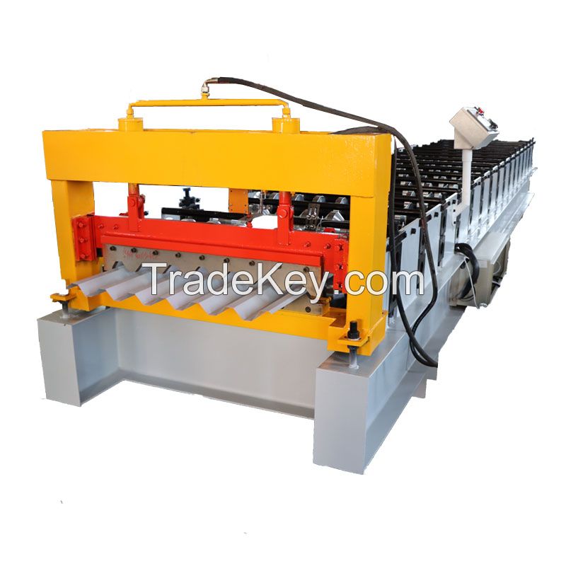 Botou Automatic Metal Trapezoidal PBR Zinc IBR Sheet Roofing Panel Roll Forming Machine Steel Roof Tile Making Machinery