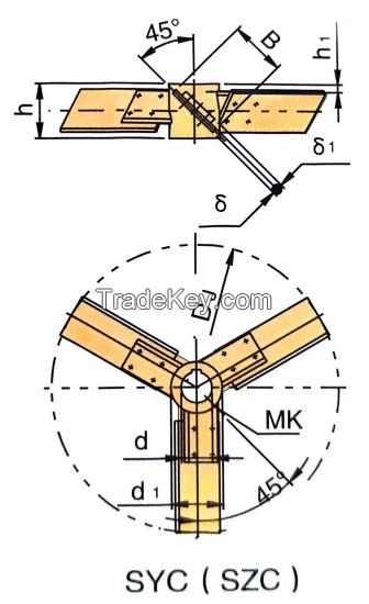 Open Turbine Impeller Three Sway Leaves Turbo-agitator