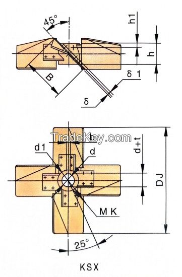 Four Leaves Rotational Oar Blender Four Narrow Blades Detachable High Efficiency Impeller