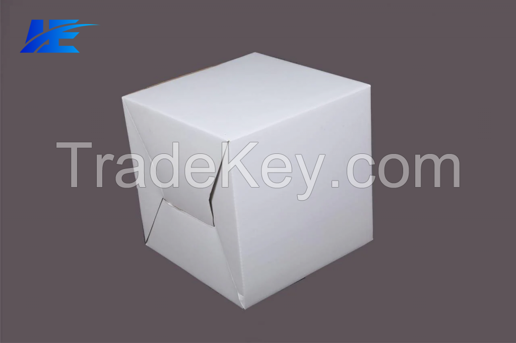 Luxus Export: Square Plain Tall Cake Box (10*10*10)