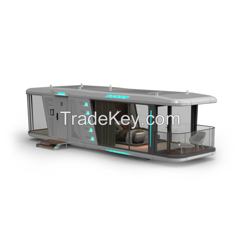Marinedancer modern design capsule houses luxury tiny houses with eco-friendly decoaration for living hotels