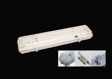 waterproof fluorescent fixture