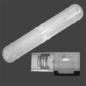 weatherproof fluorescent fitting