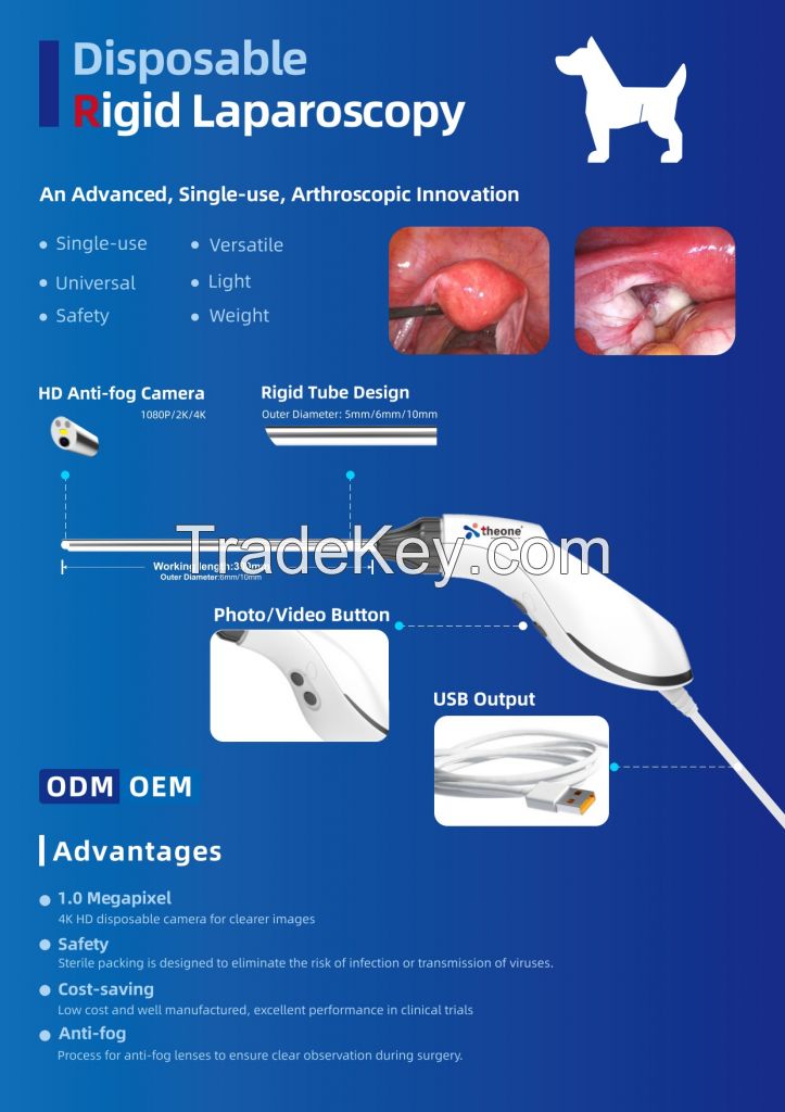 ONEVET Disposable Rigid Laparoscopy