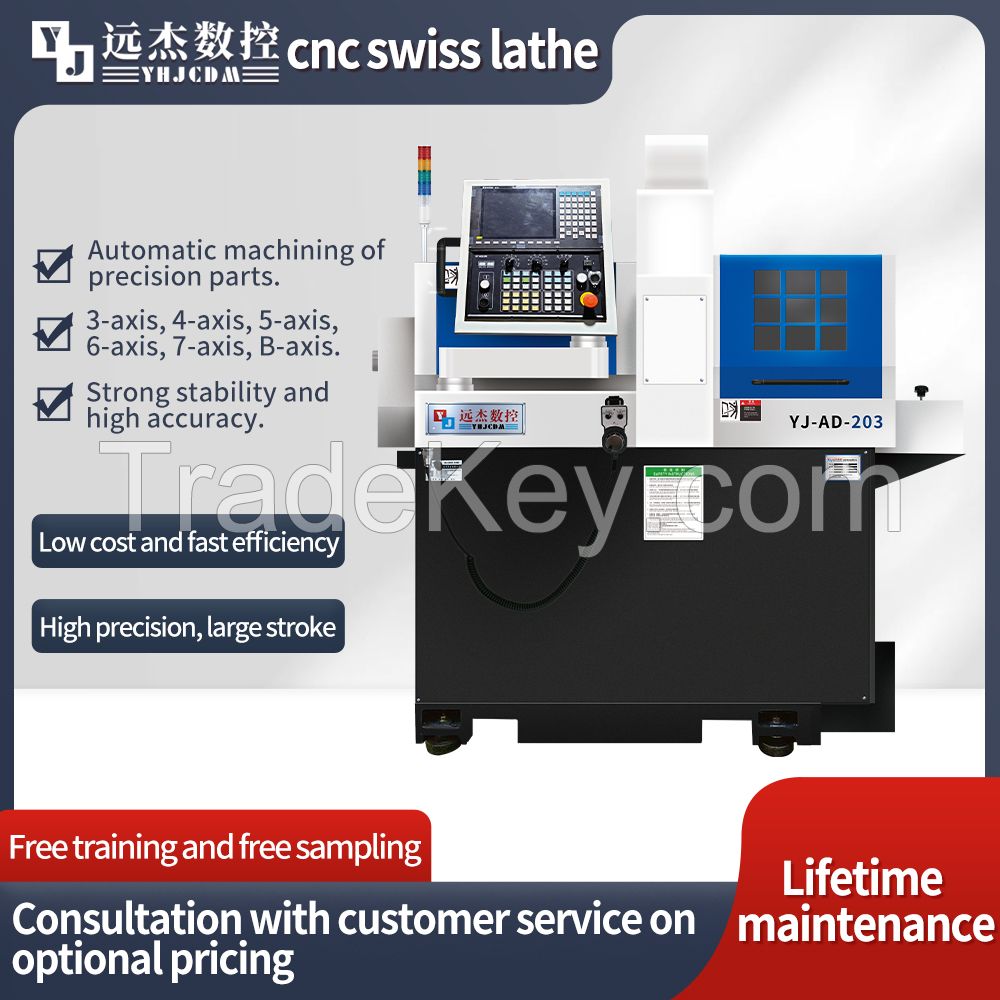 CNC type swiss lathe