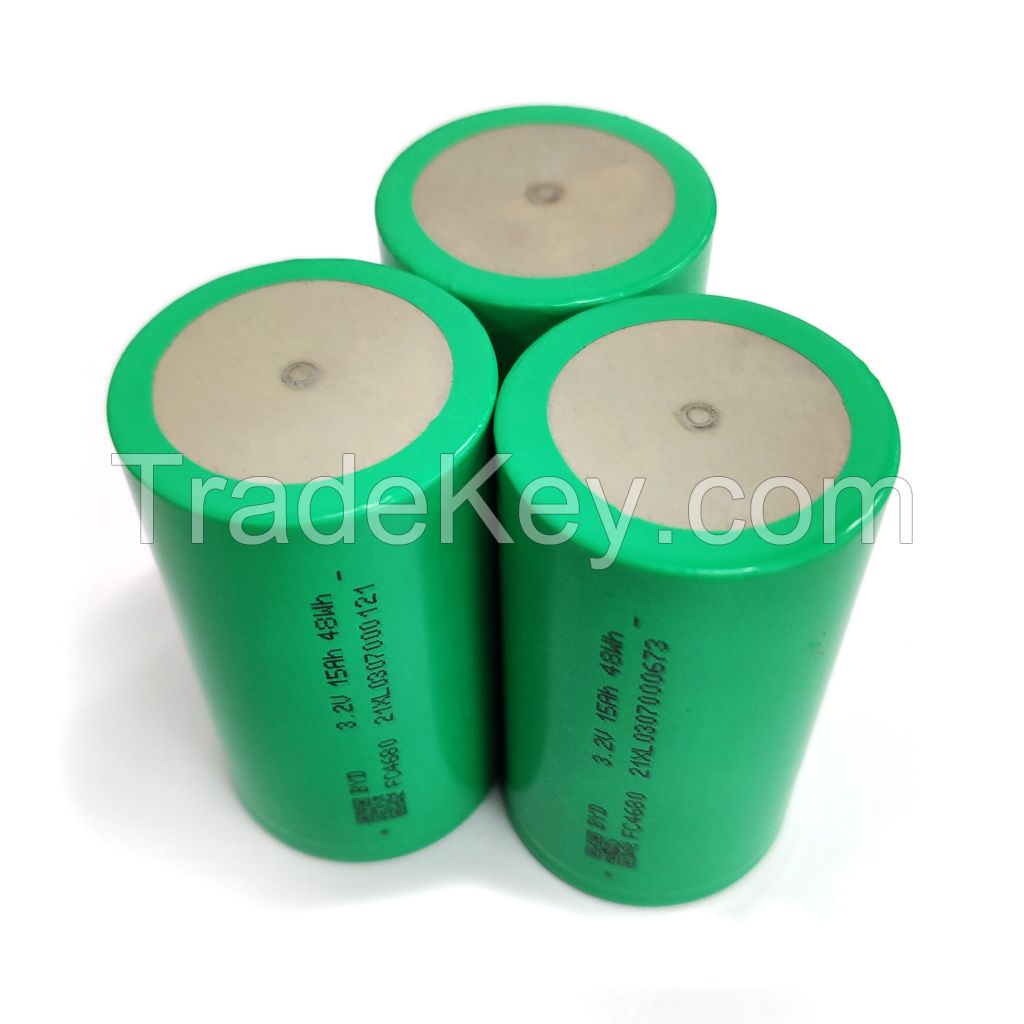 Best LiFePO4 4680 Battery 12v 24v 48v Battery Pack 15Ah 3.2v Solar LFP4 Battery