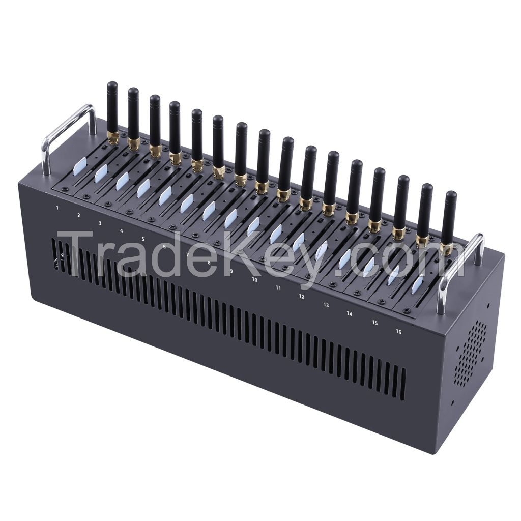 4G 16 Ports sms machine imei change SMS Modem Bulk SMS gsm modem pool ussd command