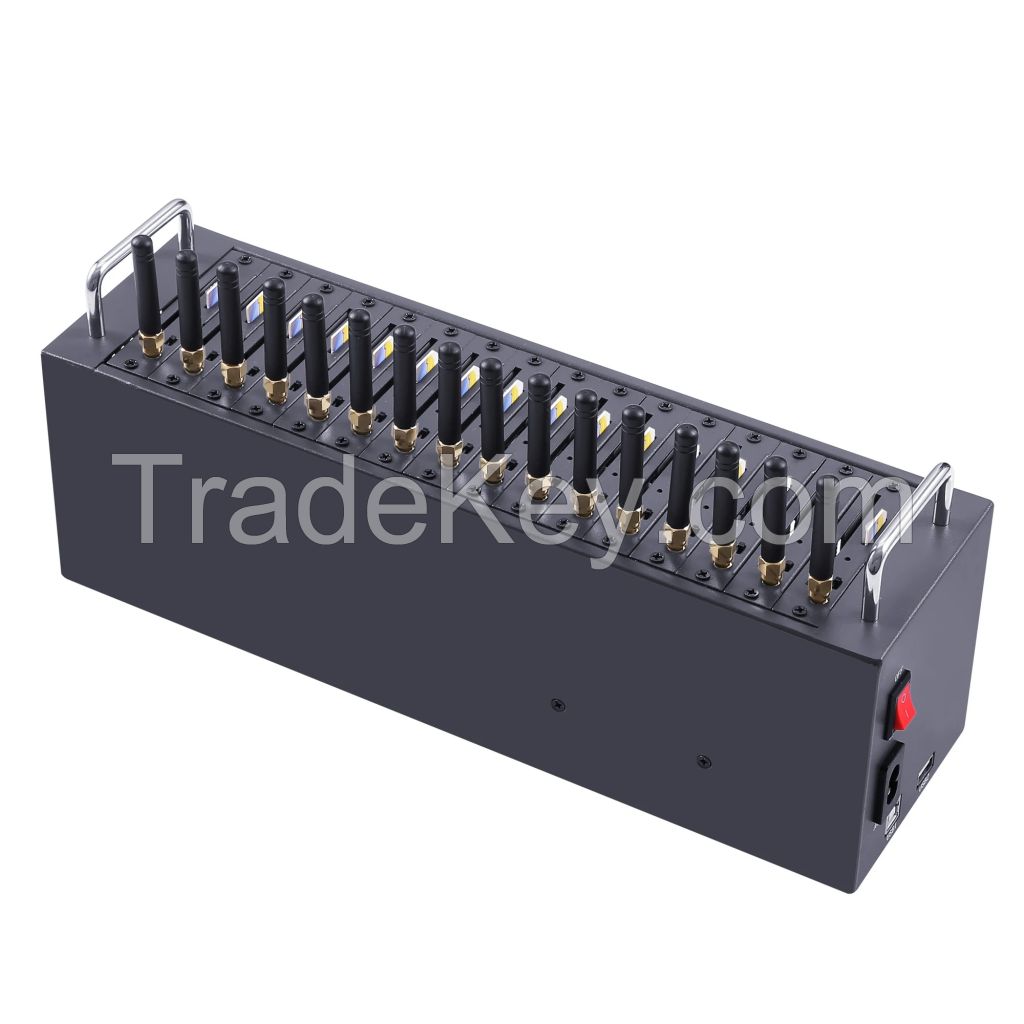 4G 16 Ports sms machine imei change SMS Modem Bulk SMS gsm modem pool ussd command
