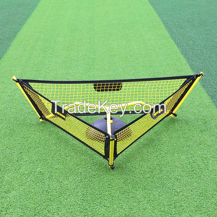 PODIYEEN 3 Net Triangle Design for Team Training Soccer Rebounder Net Easy to Assemble and Disassemble