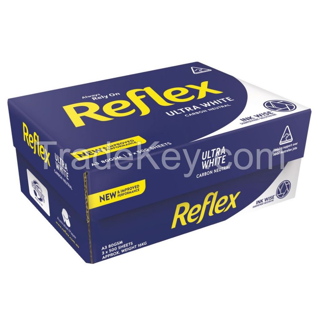 Wholesale Bulk A4 Copy Paper 70/75/80 GSM / Copy Paper Premium quality Reflex- Photocopy paper