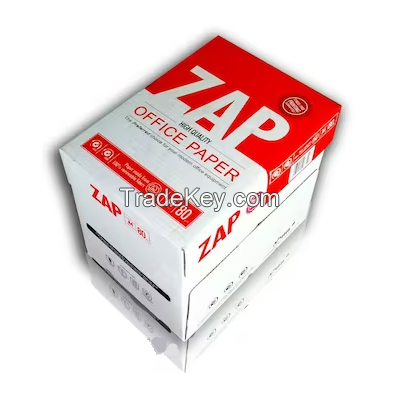 Wholesale Good COPY SMART PAPER A4 80GSM PULP OFFICE DOUBLE A WHITE ZAP- PAPER 80