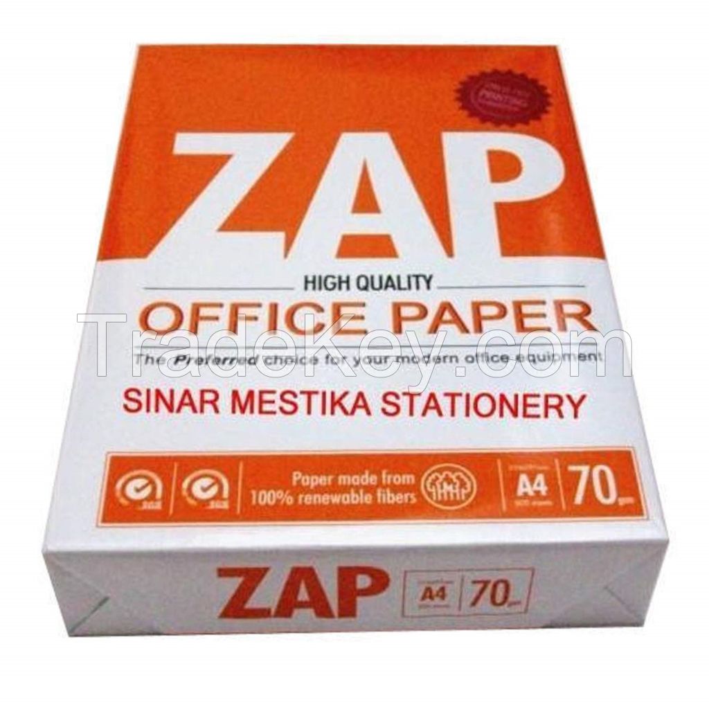 Bulk Sale ZAP- 70gm A4 Size Paper Ream - 500 Sheets