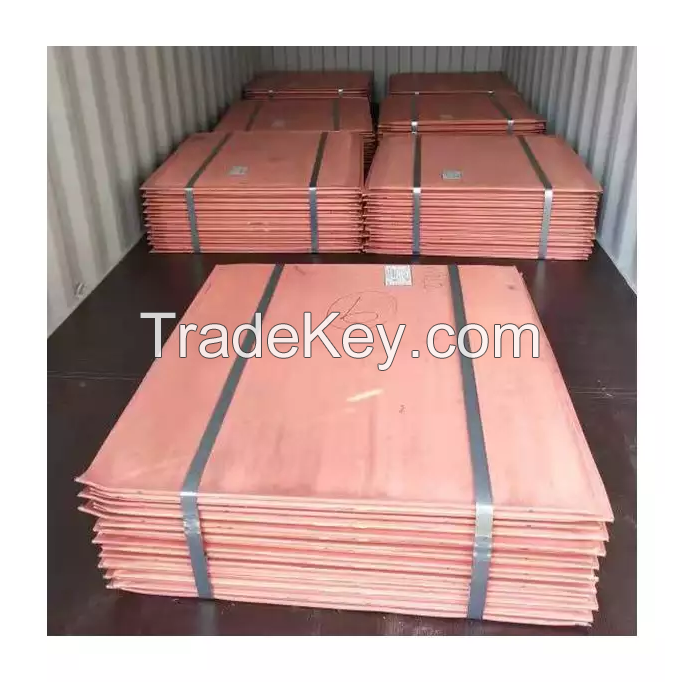 High quality copper cathode 99.99 % pure copper sheet supplier