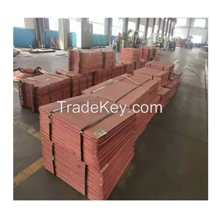 High quality copper cathode 99.99 % pure copper sheet supplier