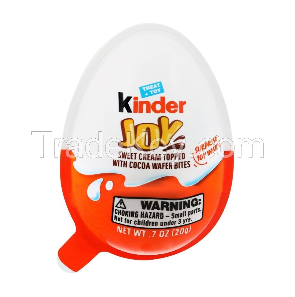 Chocolate Surprise Egg Candy for Kids with Joy Figure Toys Inside