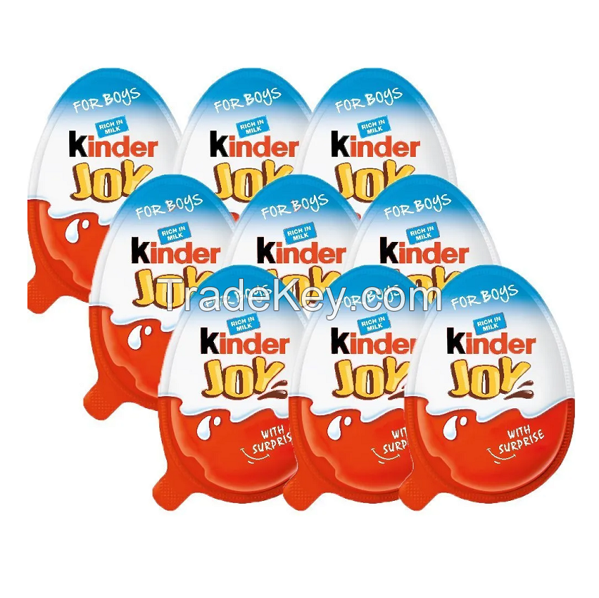 Chocolate Surprise Egg Candy for Kids with Joy Figure Toys Inside