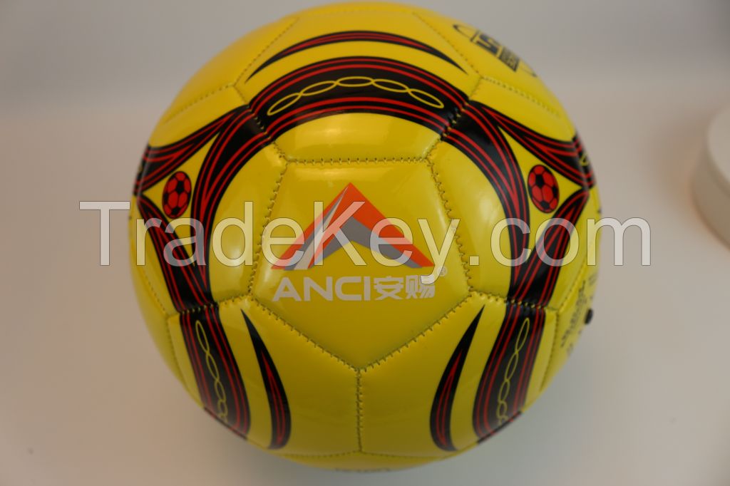 Factory direct sale machine stitched Football size 5 pvc leather soccer ball promotional football balls