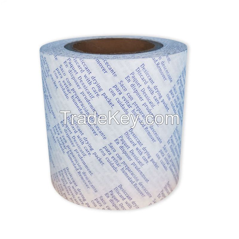 Breathable No Dust Leaking CaCl2 Desiccant Outer Packing Dot Film Compound Non-woven Fabric