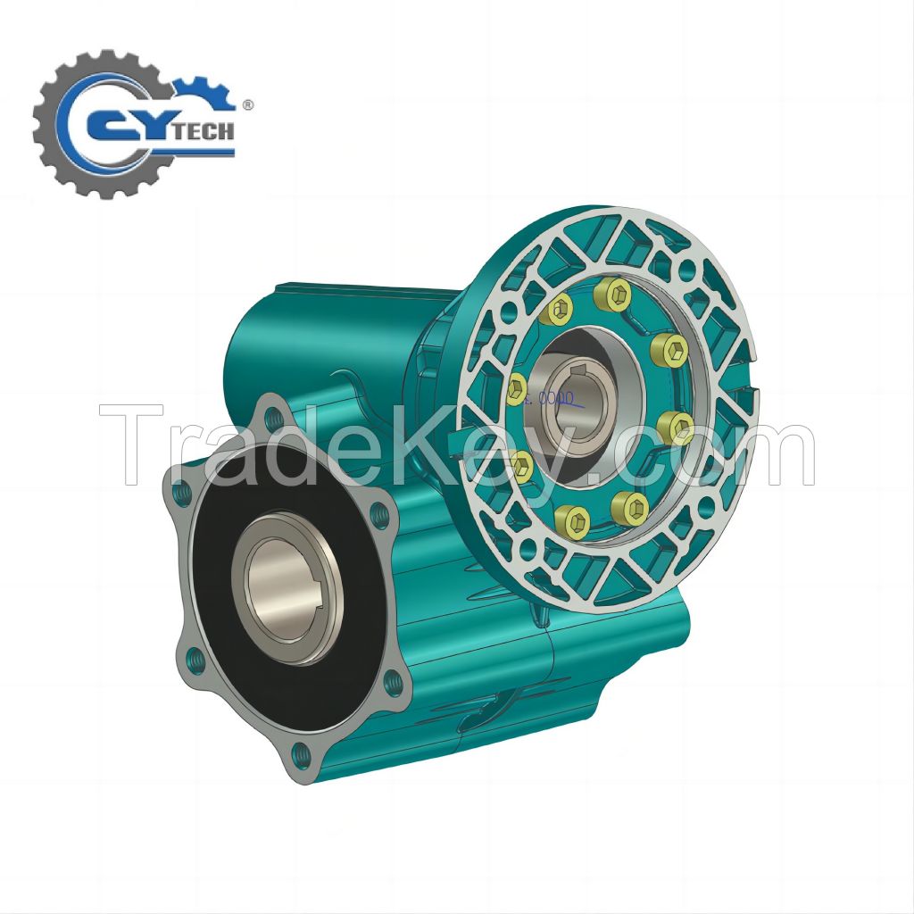 CHENYUE Special Speed Reducer Waterproof Worm Gearbox CYXRV60 Input 14 Output 30mm Speed Ratio from 10:1 to 30:1 for Automatic Car Washing