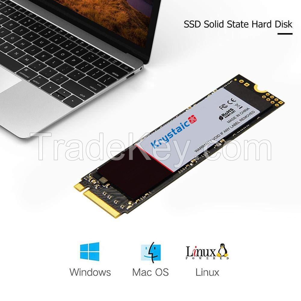 Krystaic M. 2 Pcie SSD Drive Nvme 2280 128GB 256GB 512GB 1tb 2tb 4tb SSD for Laptop Desktop Computer PC Storage