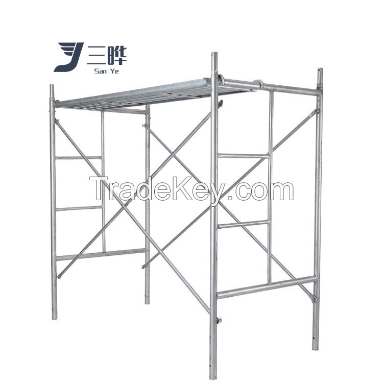 SANYE Galvanized Painted Walk Through Scaffolding Ladder Frame