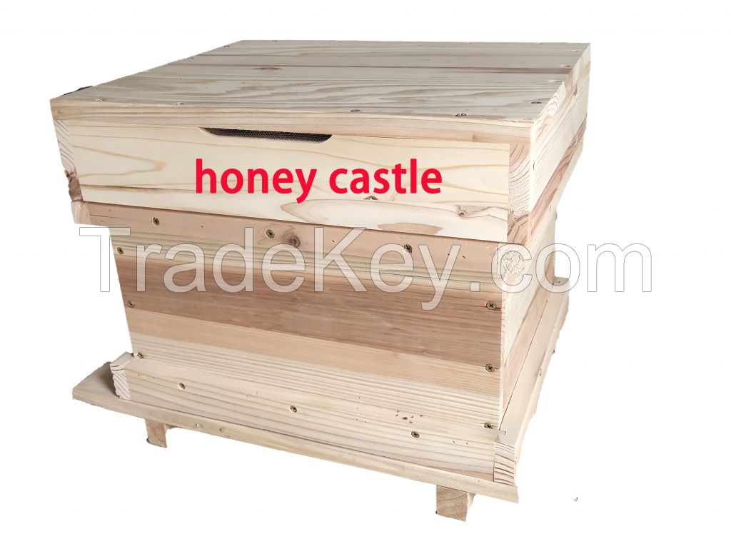 Pine Honey Bee Hives Feeder Frame, 20-500 m3 Spot