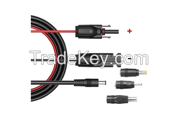 Solar Panel Connectors Compatible16AWG 5 Foot  with MC4 Solar Connectors 