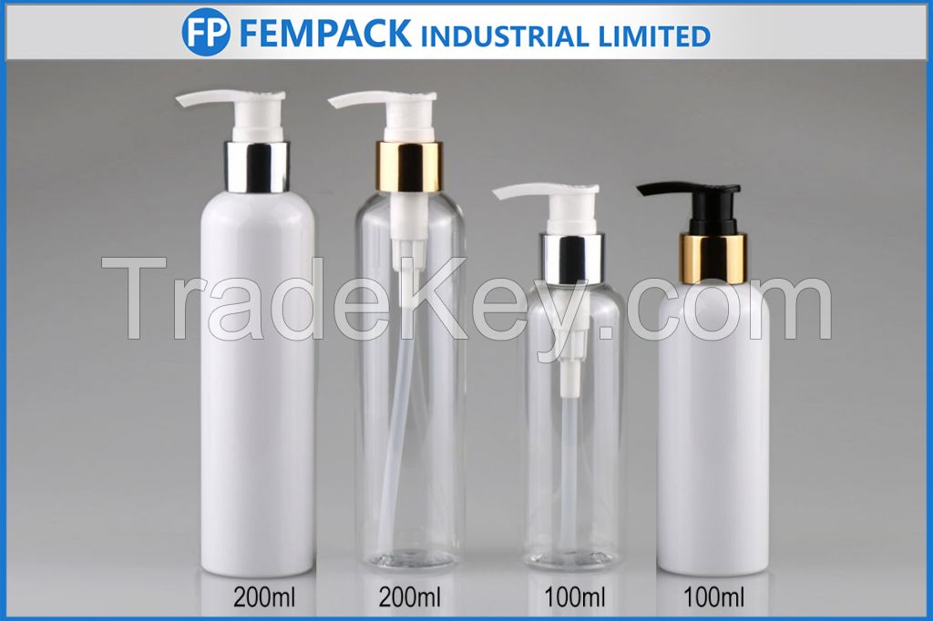 Body cream bottles