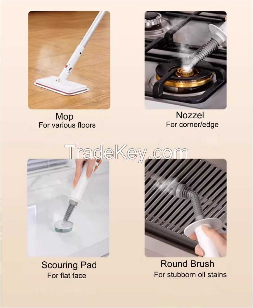 JIXIN Multifunctional Steam Mop Multi-purpose Steam Cleaner