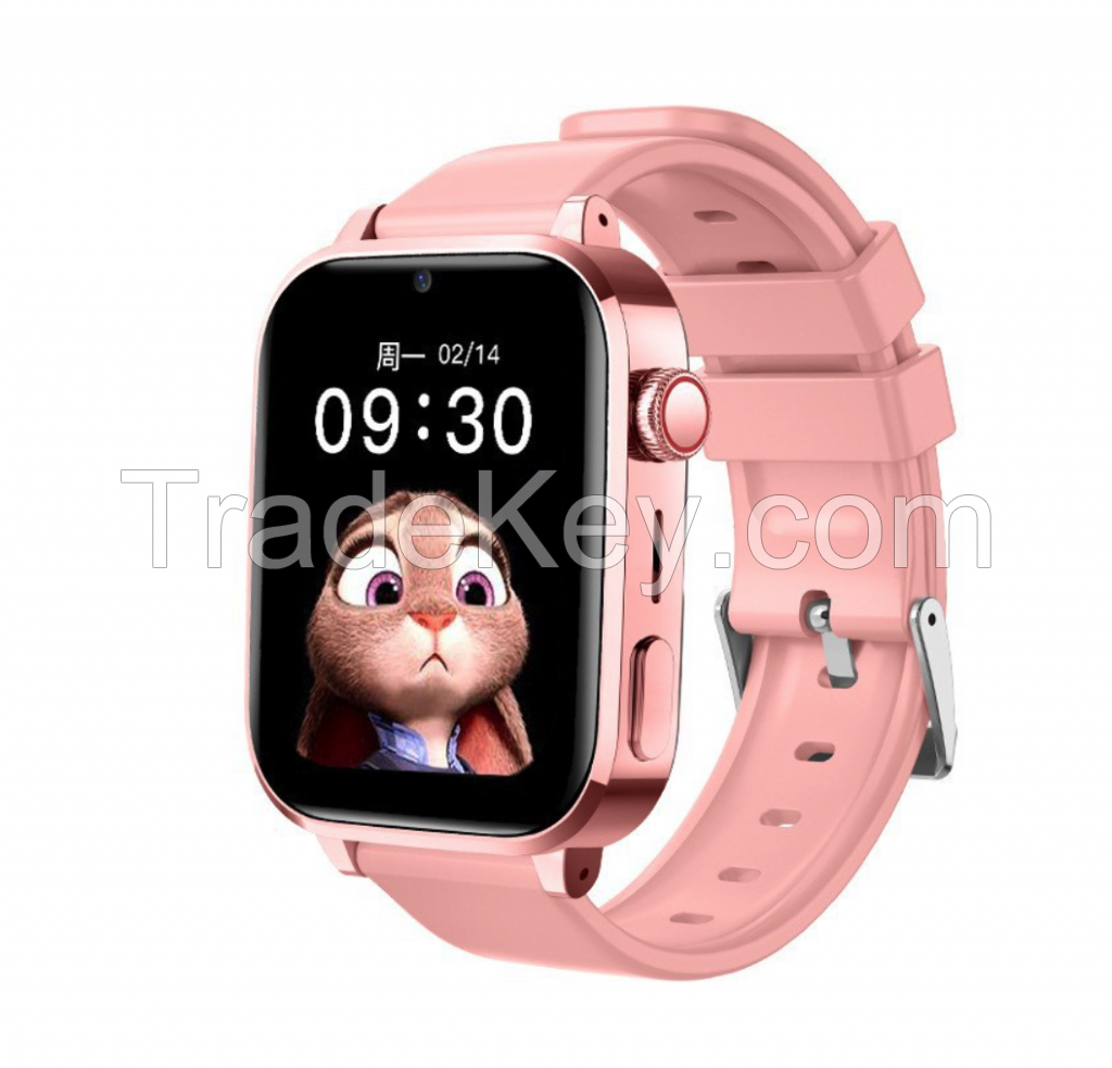 Moonshine In stock suitable for male and female children's phone watches, all network connected 4G card waterproof positioning, no call available Game Watch