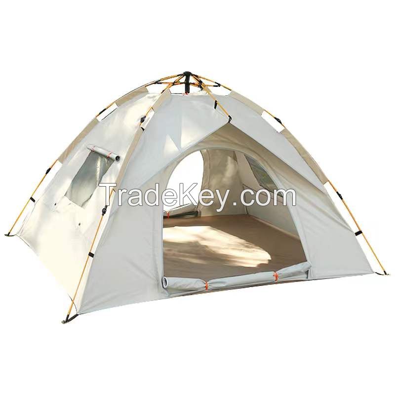 Tent Outdoor Camping Beach Portable Folding Fully Automatic Quick Opening Park Camping Full Set Thickened Rainproof Wholesale