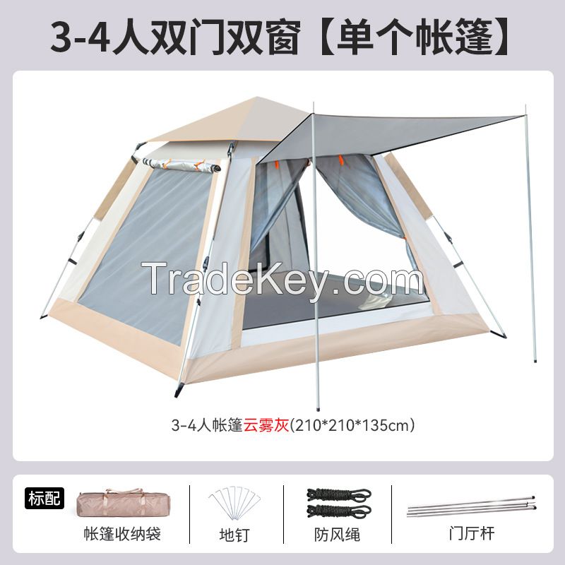 Polar Eagle Outdoor Tent 4-6 people fully automatic camping canopy tent camping picnic package equipment wholesale