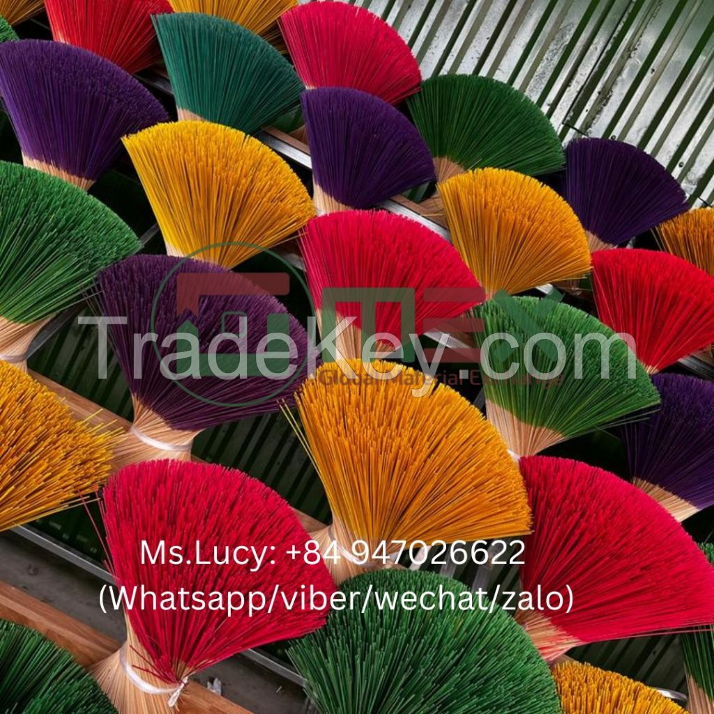 High Quality Un-scented or Scented Incense Sticks in Various Colors Agarbatti Product From Vietnam