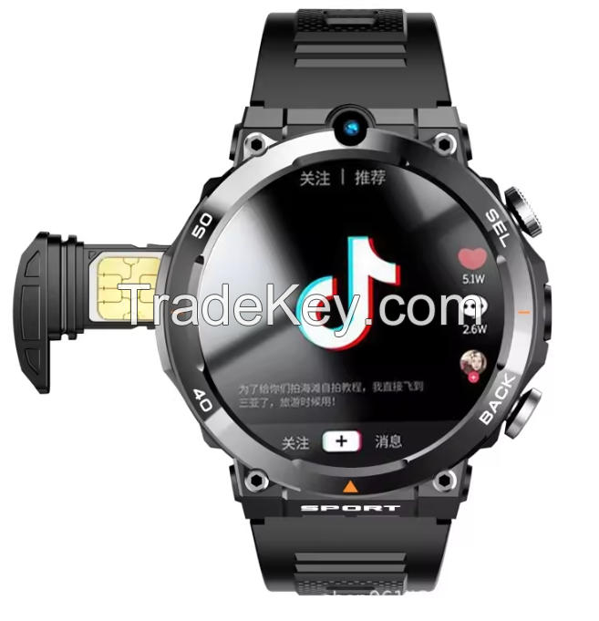 2024 KGP New Phone Call Camera 4G lte Smartwatch Manufacturer Men Gps Android Sim Card 4G Smart Watch