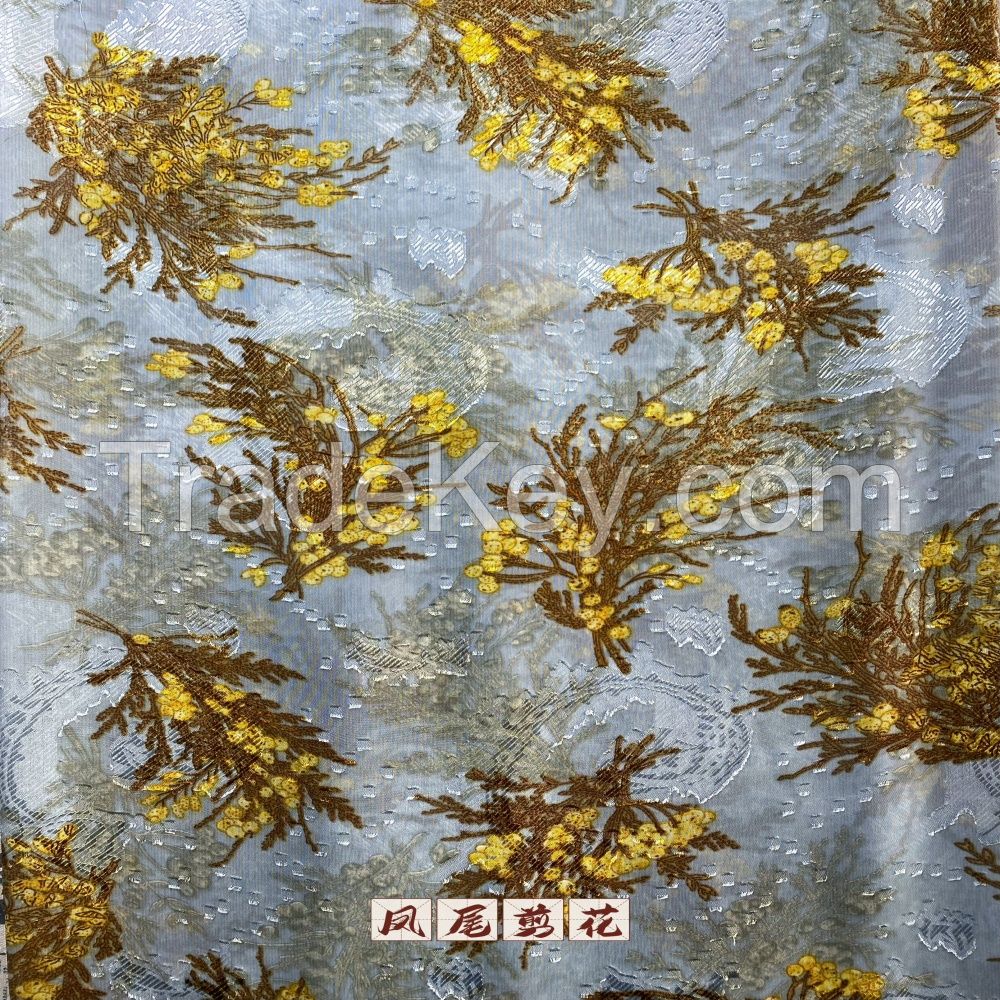 Factory custom high quality flat printed chiffon fabric custom pattern  fashion fabrics