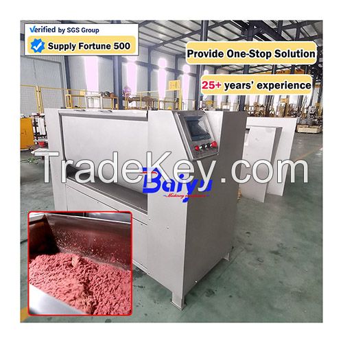 Baiyu meat mixing machine meat blender paddle mixer sausage burger patty meat mixer machine