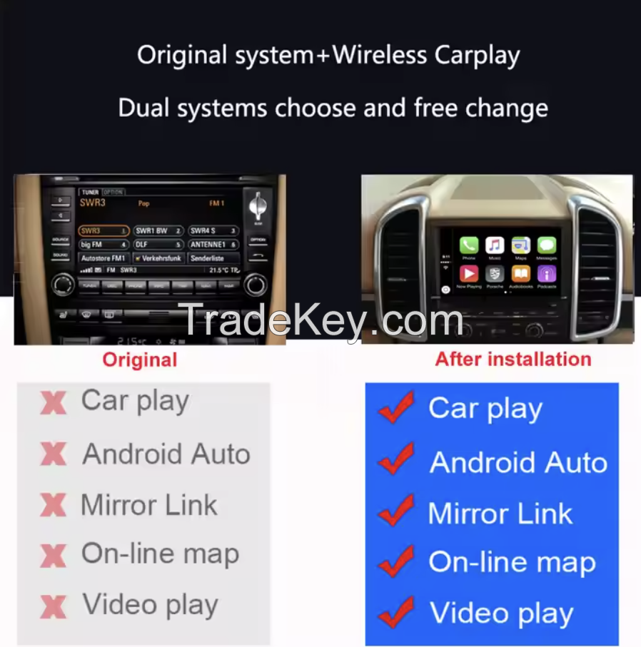 Car display screen For ACURA RLX 2023-2024 8&amp;amp Dual-Screen Mirror-link/Radio/Media/Camera